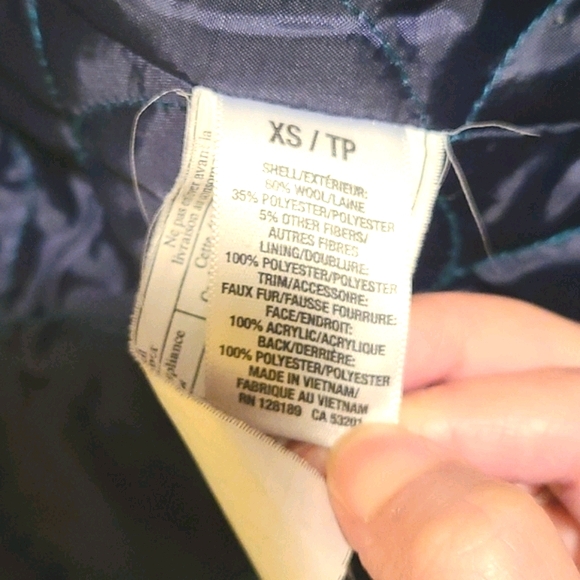 Aeropostale hooded toggle wool winter jacket - Picture 4 of 4